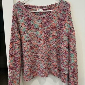 Multicolored womens sweater
